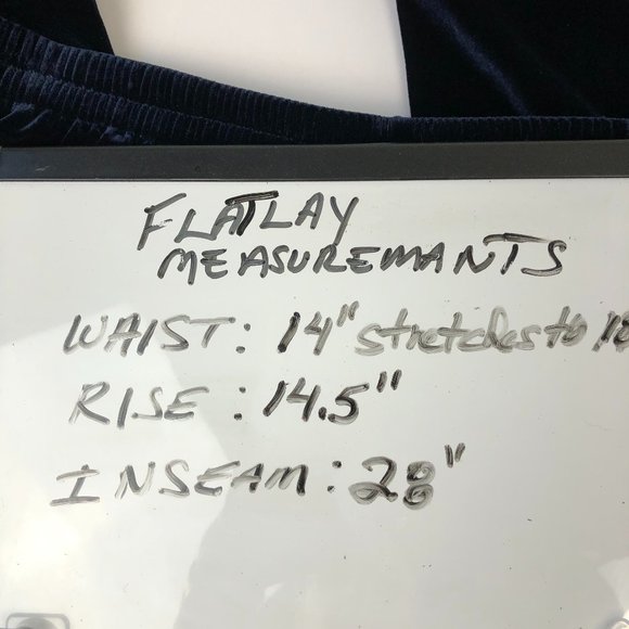 Vintage R & M Richards Petite High Waist Velvet Pants Quiet Luxury Comfy - Picture 7 of 16